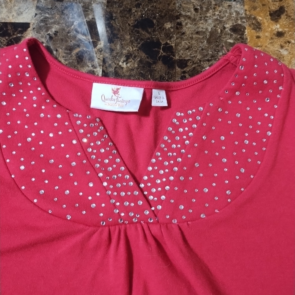 Red Quacker Factory top - Picture 3 of 6